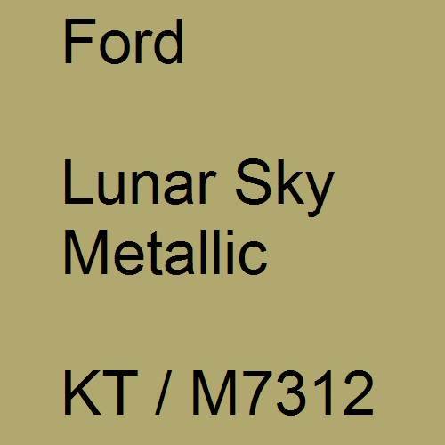 Ford, Lunar Sky Metallic, KT / M7312.